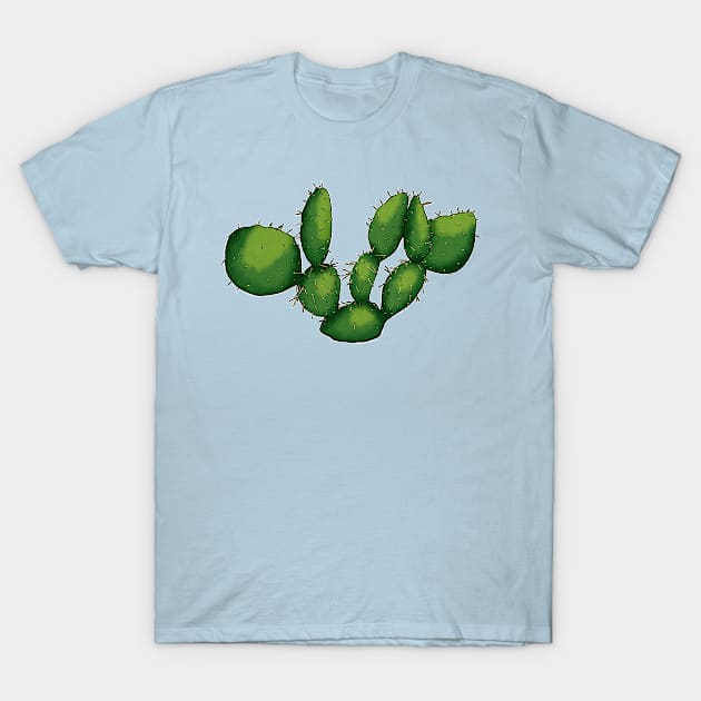 Fun Cactus Graphic Tee T-Shirt by Blue Raccoon Creative